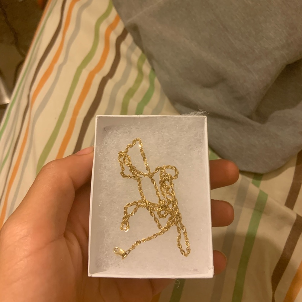 10K Gold chain.